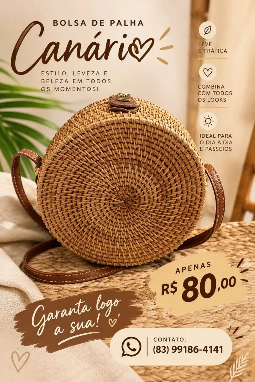 Bolsa Casual e Moda Praia - Foto 3