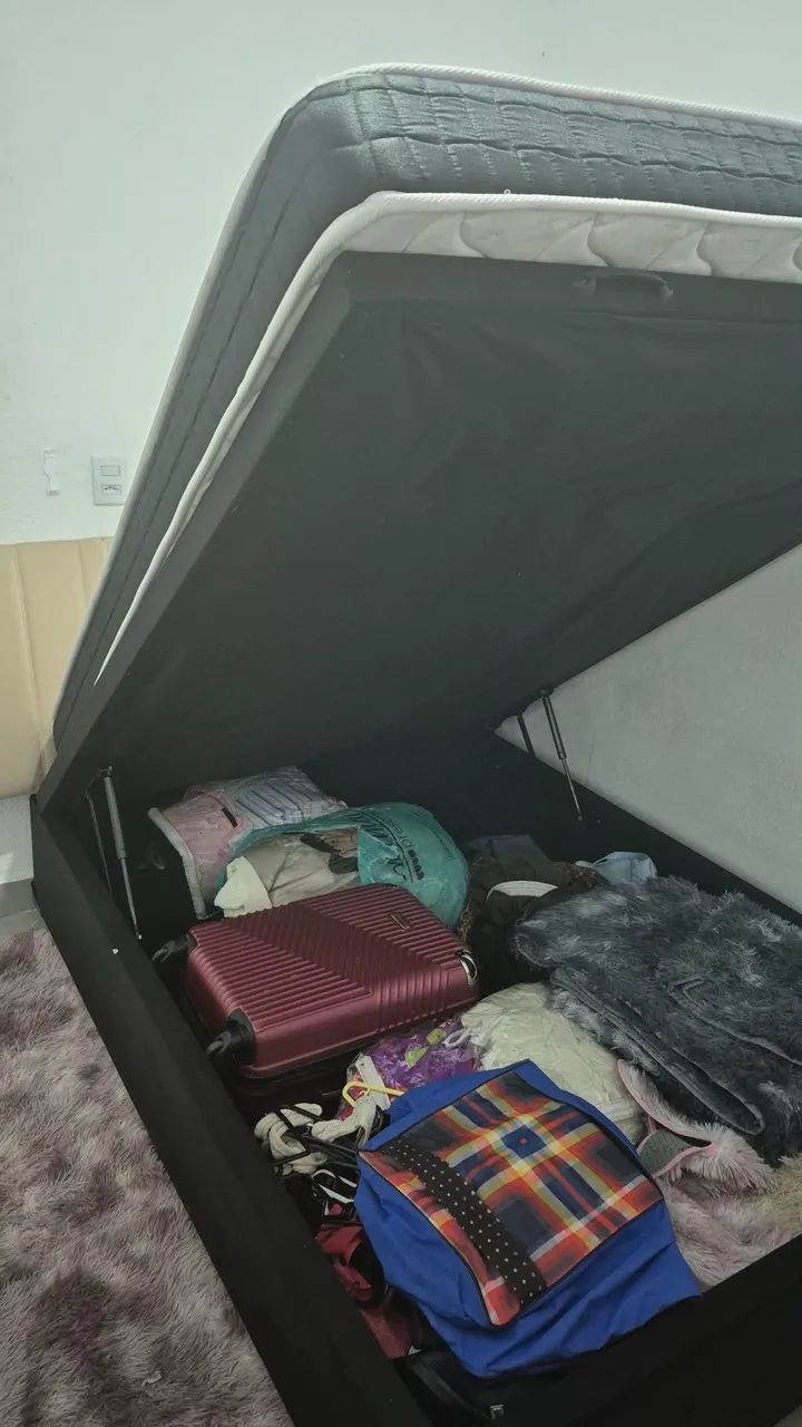 Cama box baú e colchão junto - Foto 3