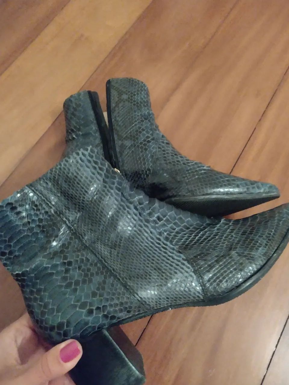 Bota azul em Phyton  - Foto 4