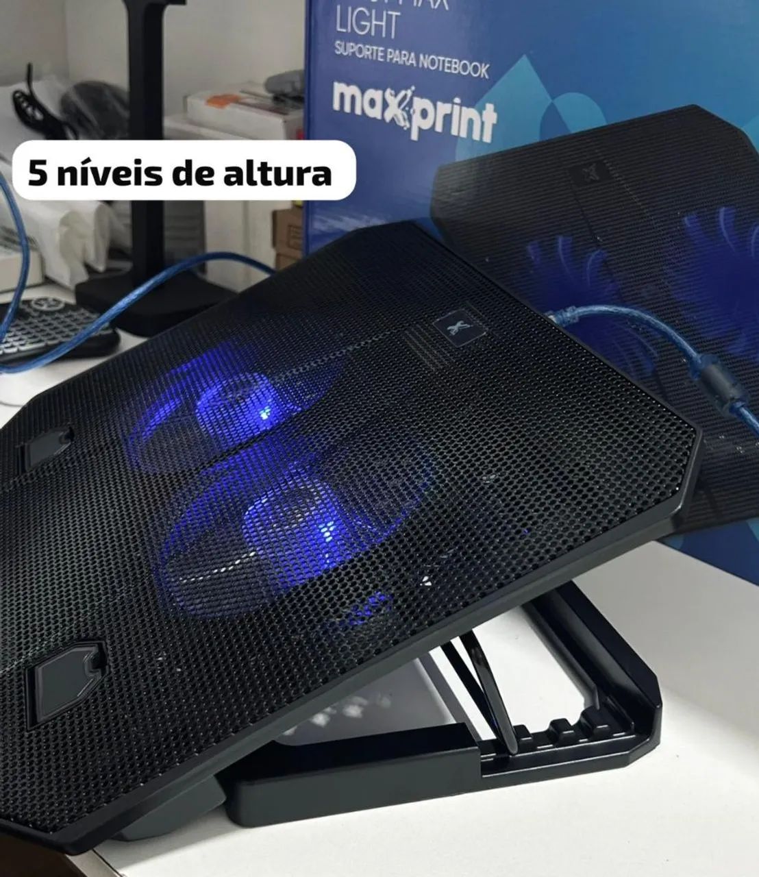 Suporte para notebook 2 fans  - Foto 2