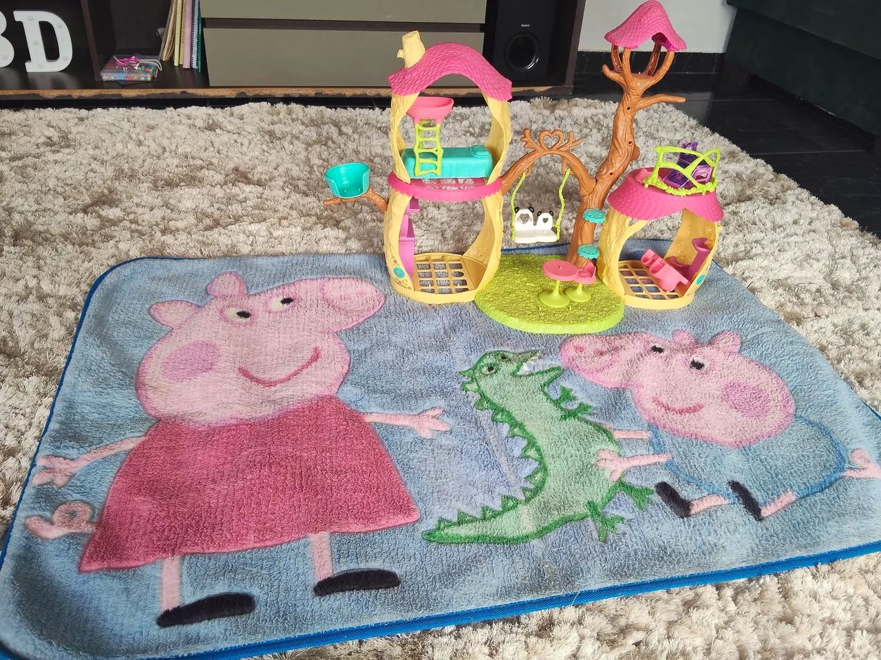 Tapete peppa e brinquedo - Foto 3