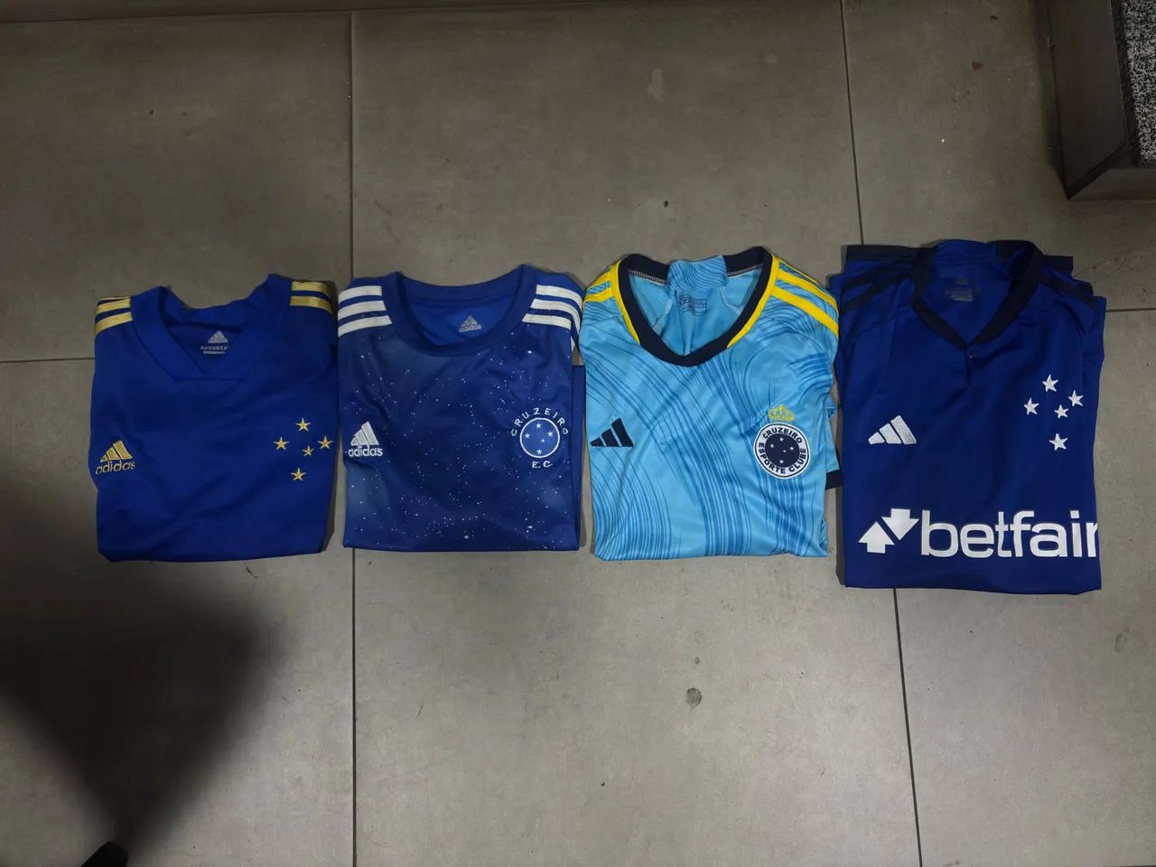 Camisas do Cruzeiro