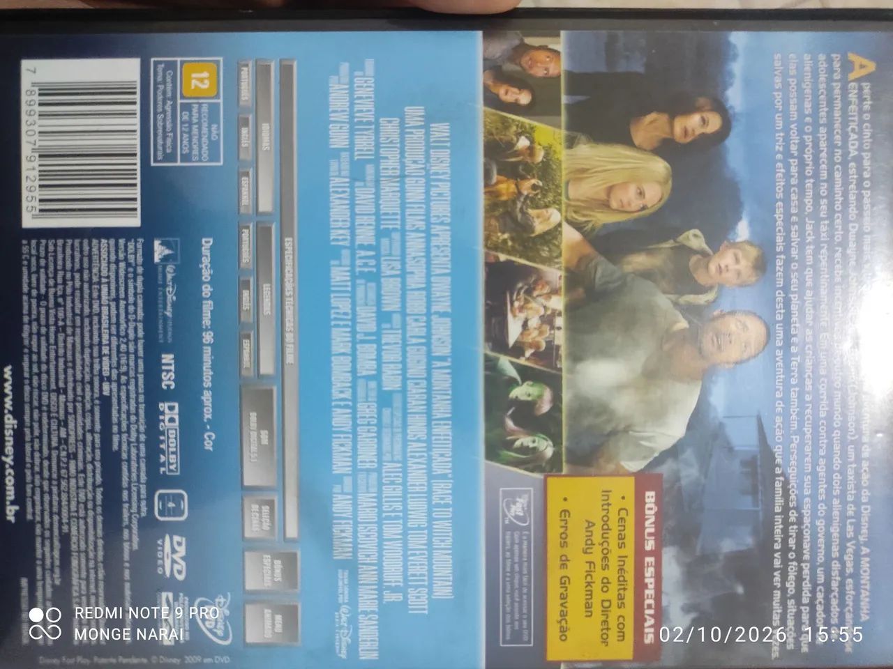 Dvd Disney a montanha enfeitiçada  - Foto 3