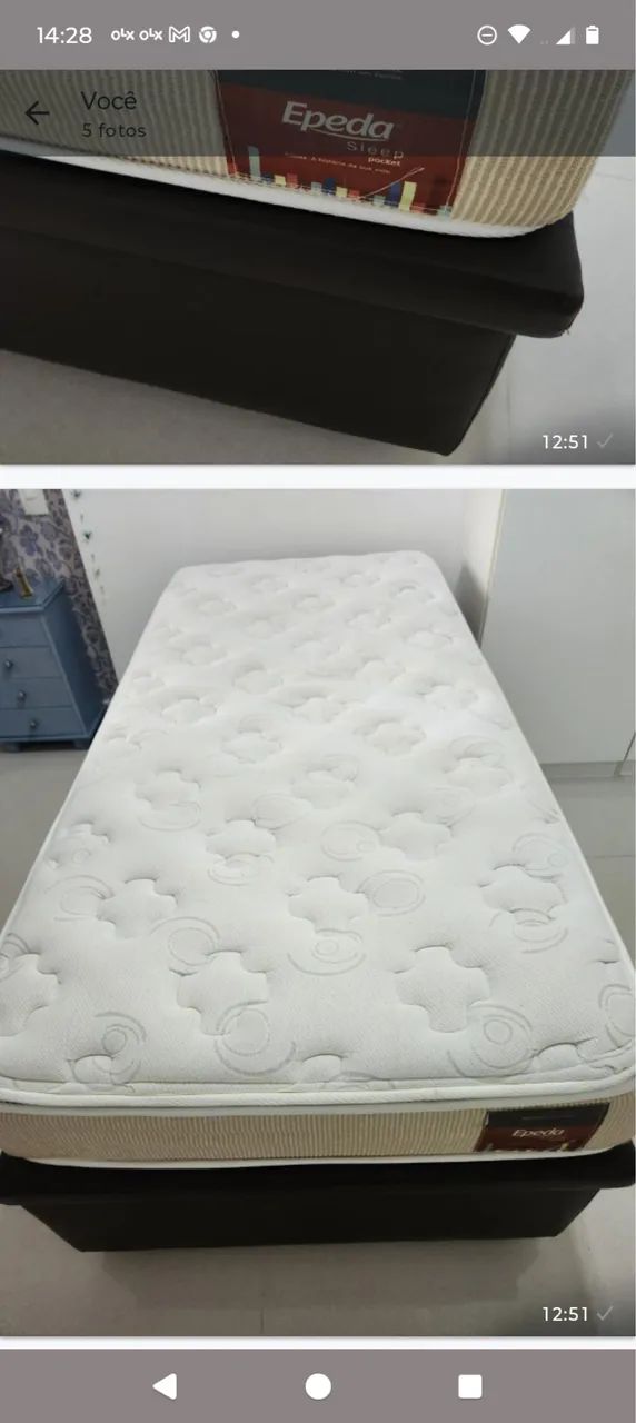 Cama box solteiro 