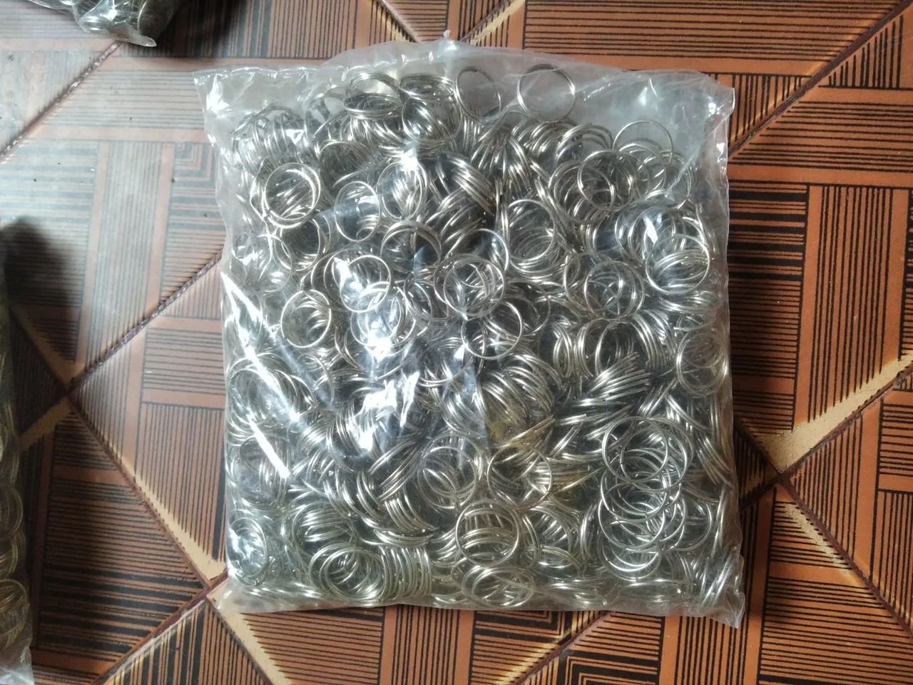 Argola para chaveiros e artesanatos