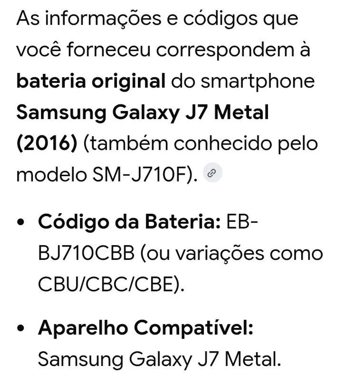 BATERIA CELULAR SAMSUNG J7 - Foto 3