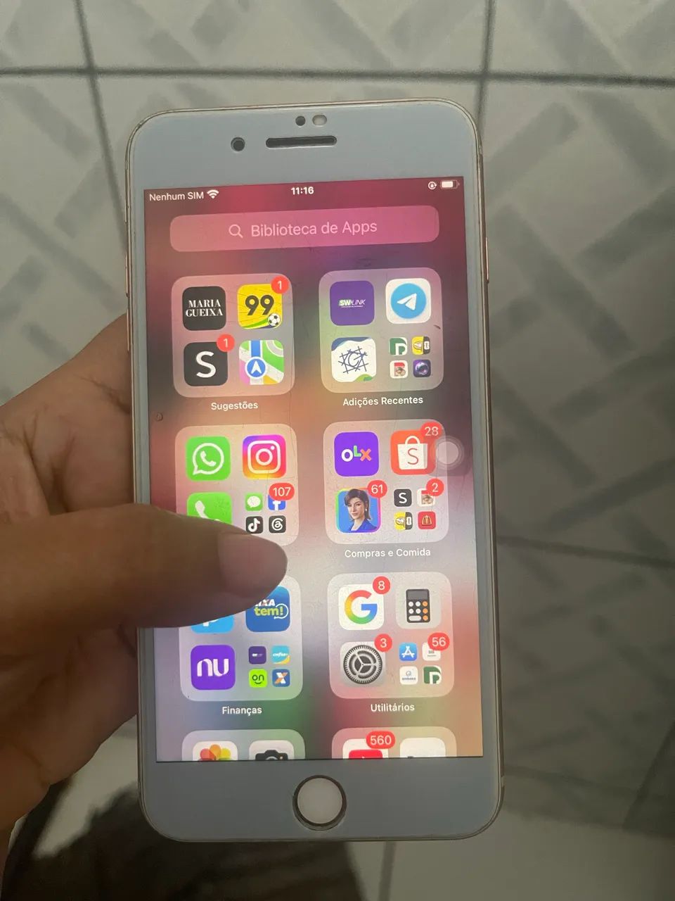 Vendo iPhone 8 Plus todo bom - Foto 4