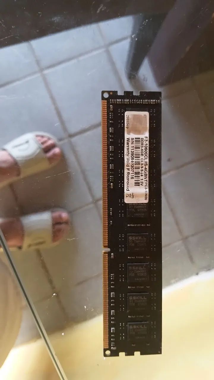 Memória RAM 2x 4gb ddr3