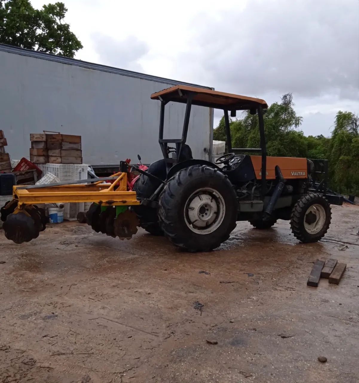 Trator fruteiro/cafeeiro estreito Valtra bf75