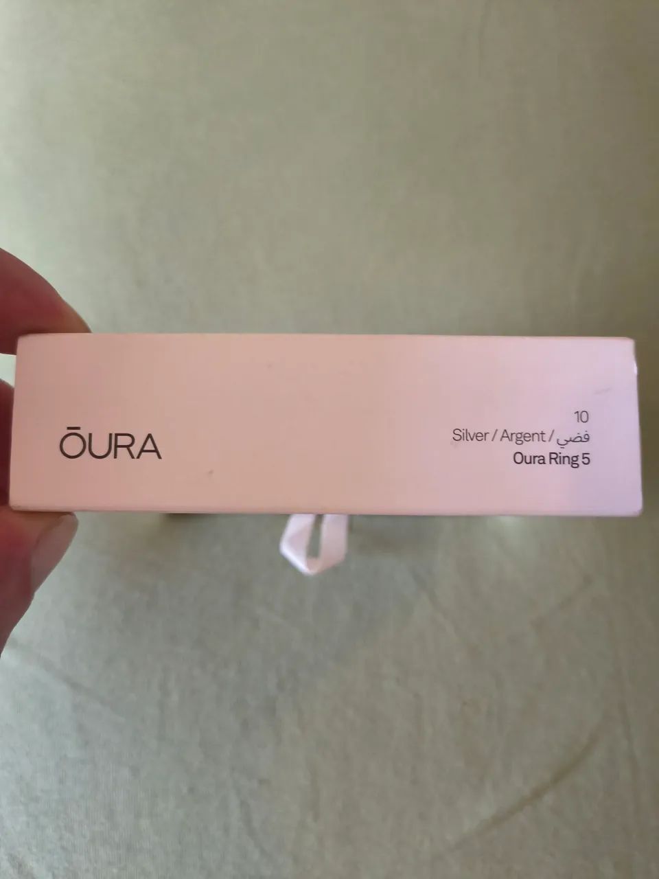 Oura Ring 5 Prata - Número 10 - Foto 3