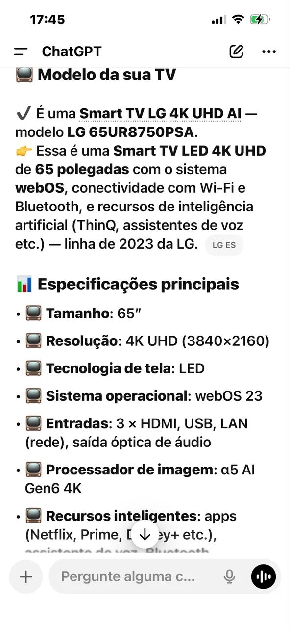 Tv LG 65 polegadas - Foto 2