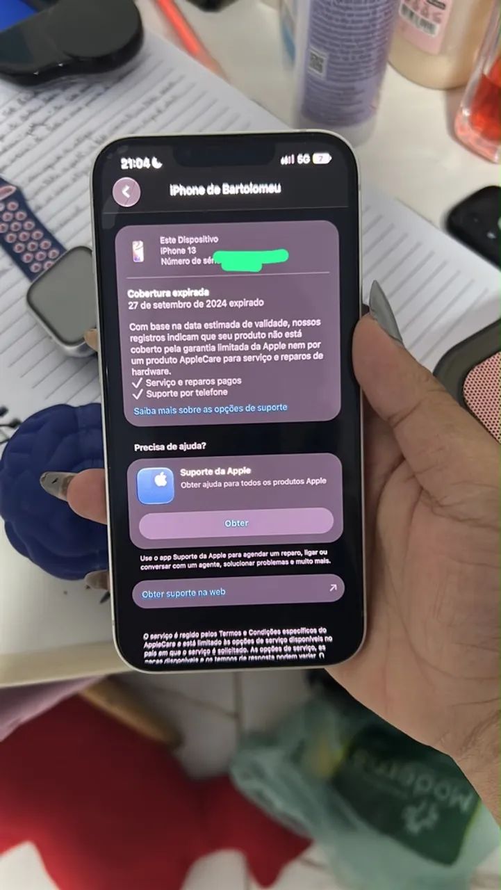 iPhone 13 branco de 128GB - Foto 3