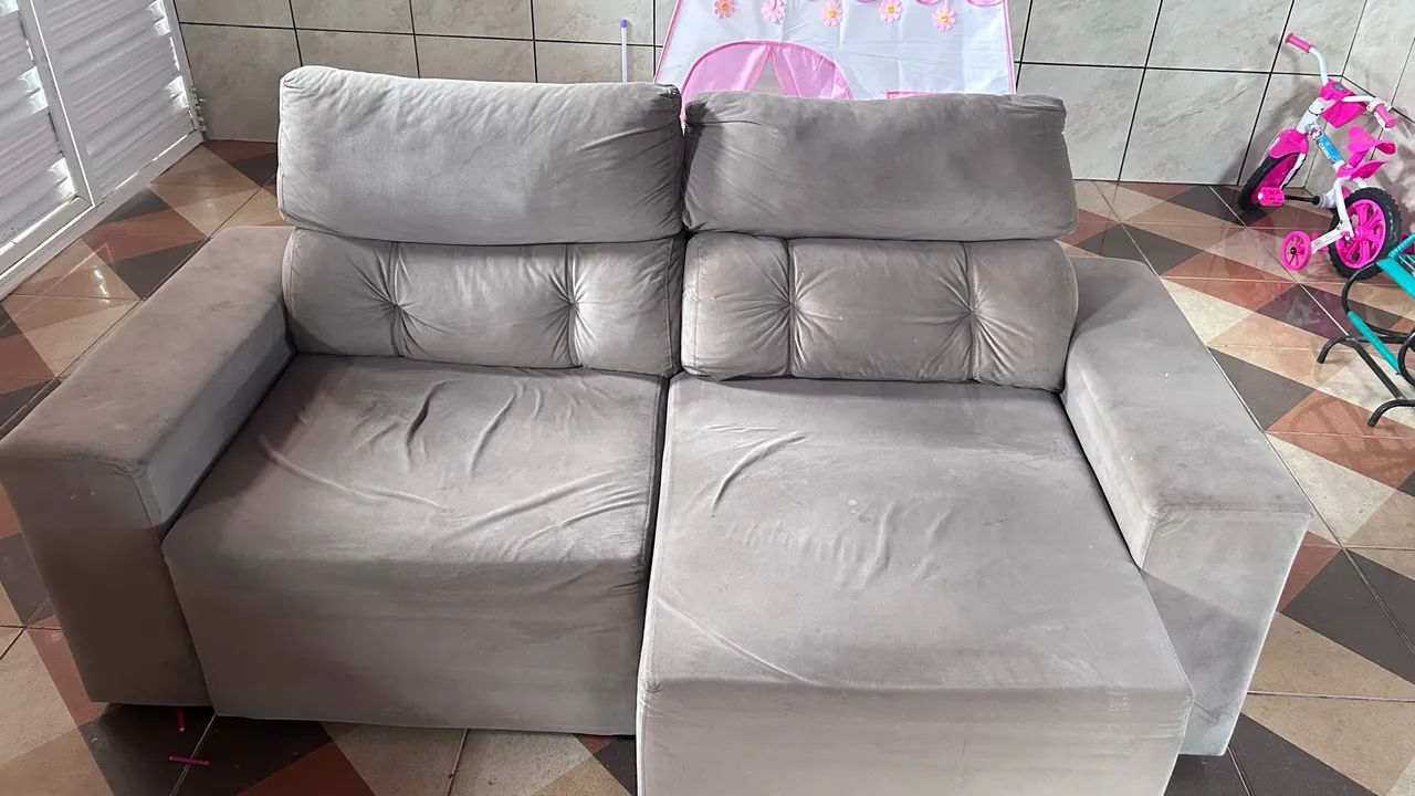 SOFÁ RETRÁTIL E RECLINÁVEL À VENDA - Foto 2