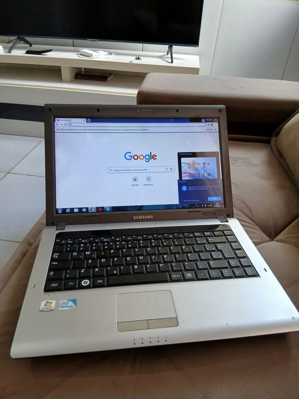 Notebook Samsung funcionando normalmente  - Foto 5