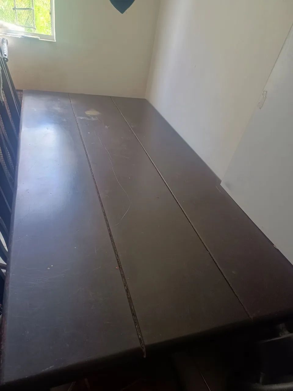 Mesa retangular madeira maciça Massaranduba, vlcadeiras - Foto 4