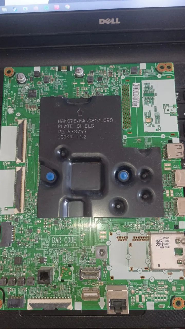 placa principal tv lg nano75, nano80 e uq90 EAX * - Foto 3