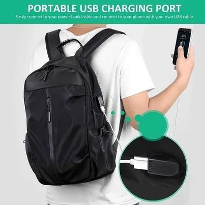 Mochila Reforçada Impermeável com Espaço para Notebook