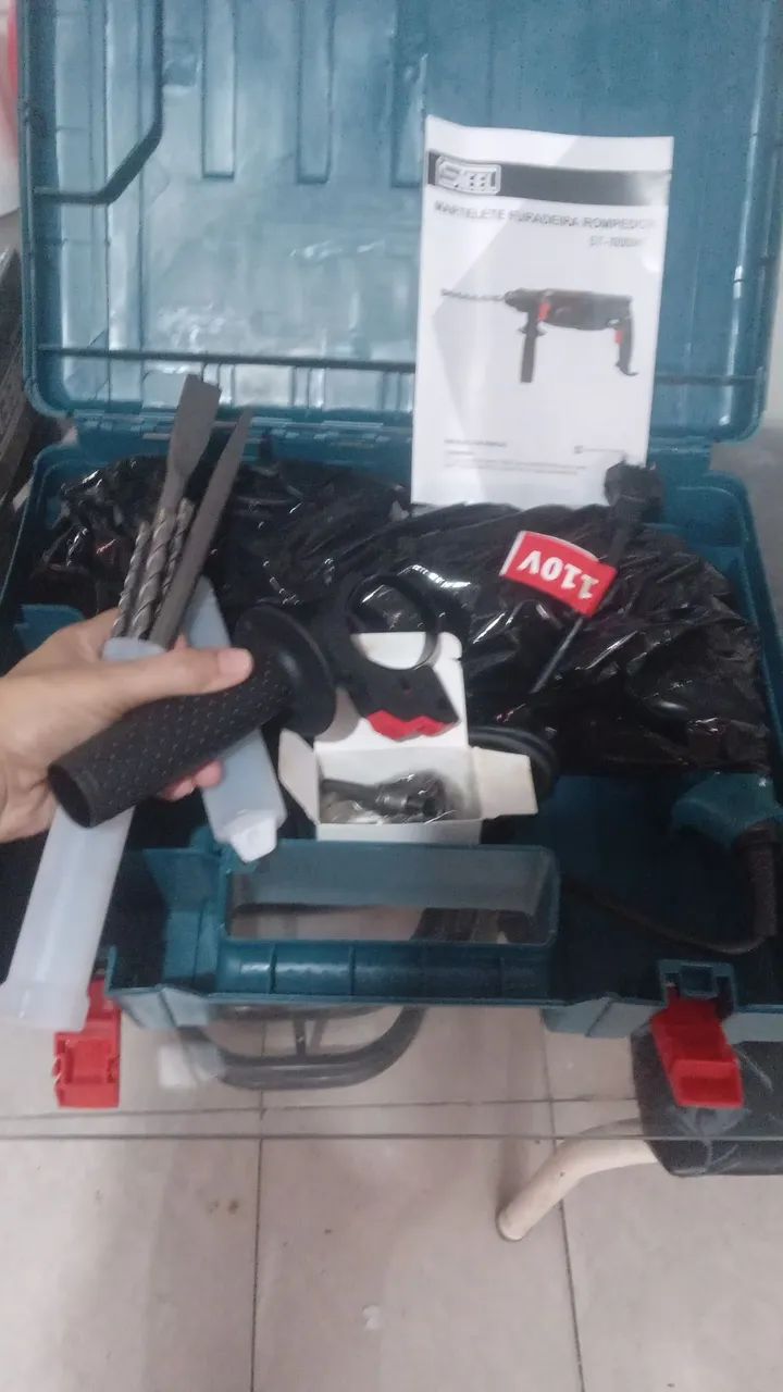 Matele rompedor Steel 1000w com acessórios 550,00 zap *93
