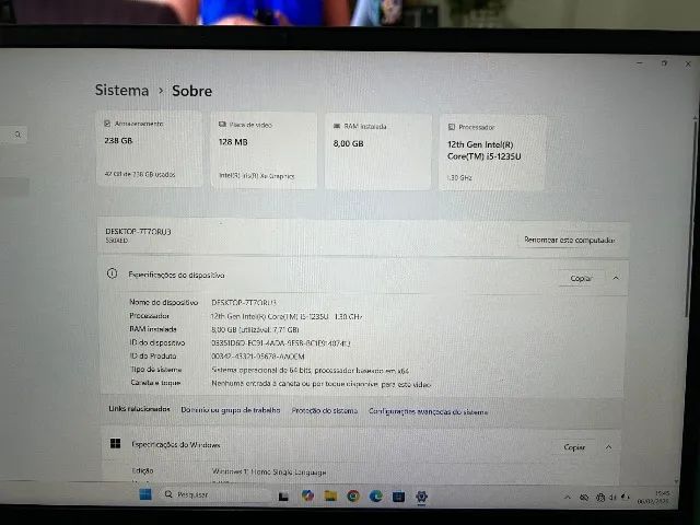 Notebook Samsung Galaxy Book2 - Windows 11, Intel®? Core? i5, 256GB de SSD - Foto 4