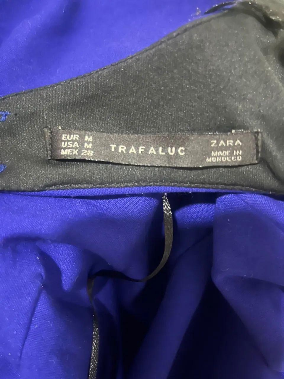 Vestido azul Zara M desapego  - Foto 3