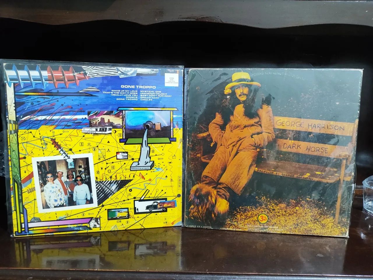2 Lps George Harrison - Gone Troppo 1982 e Dark Horse 1974 edições