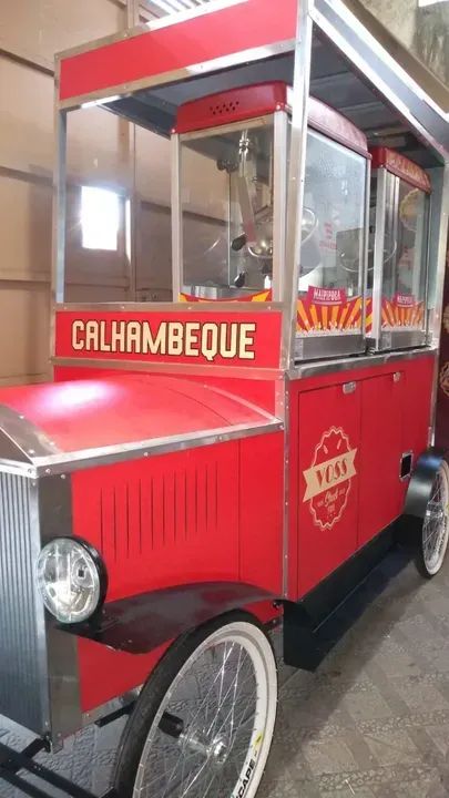 Carrinho de lanches 5 em 1 e 4 em 1 hot dog hamburguer novo - Foto 5