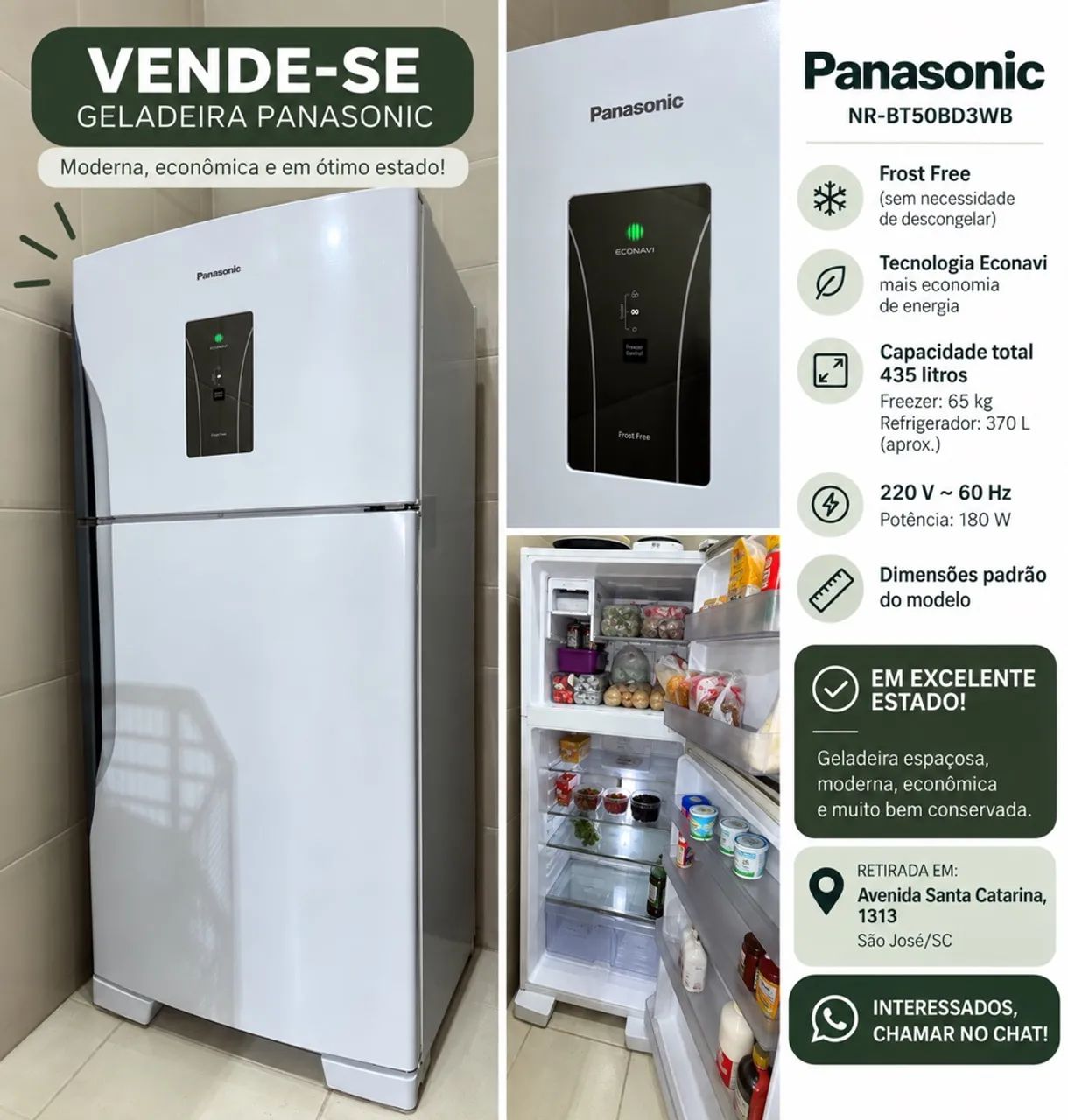 GELADEIRA PANASONIC 220v - Foto 5
