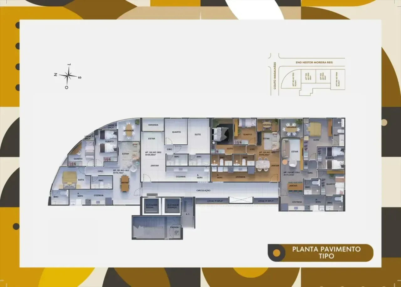 PLANTA 55m²