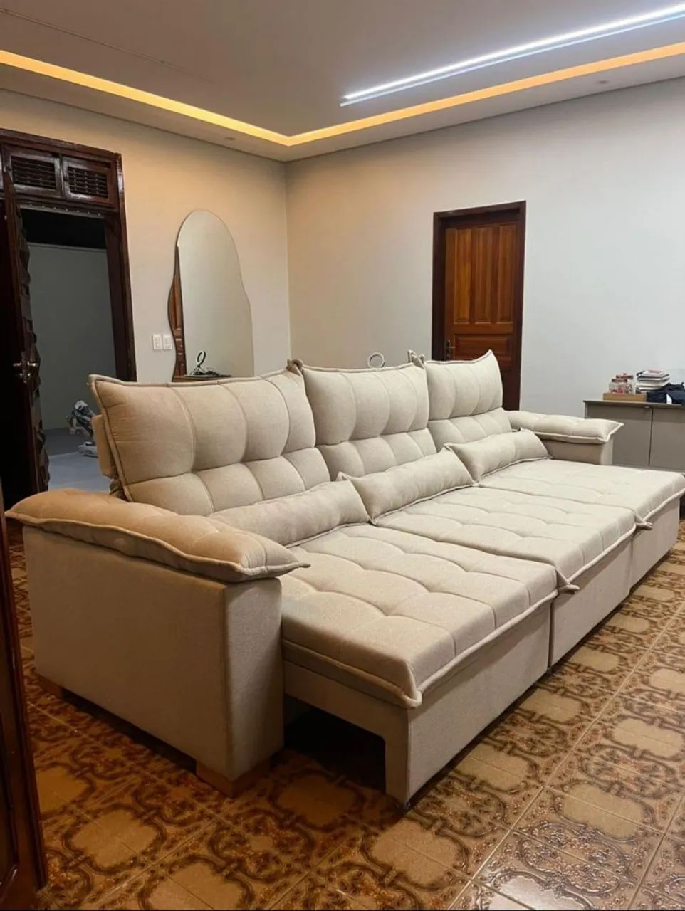 Sofá Retrátil Reclinável (Luxuoso) Mega Oferta. - Foto 2