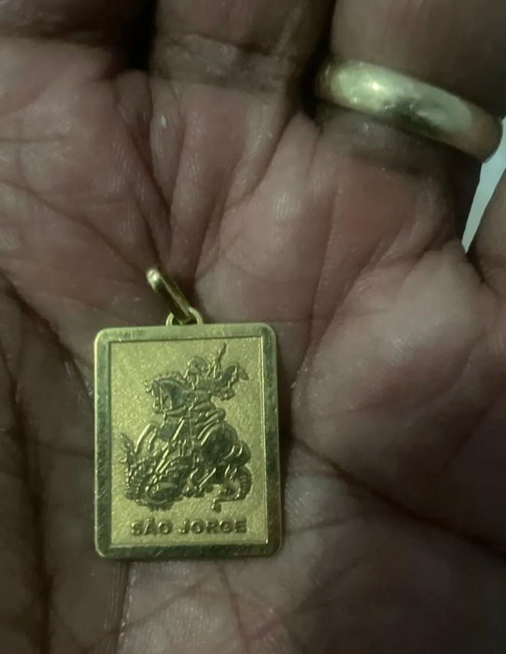 Vendo linda medalha de São Jorge  - Foto 3