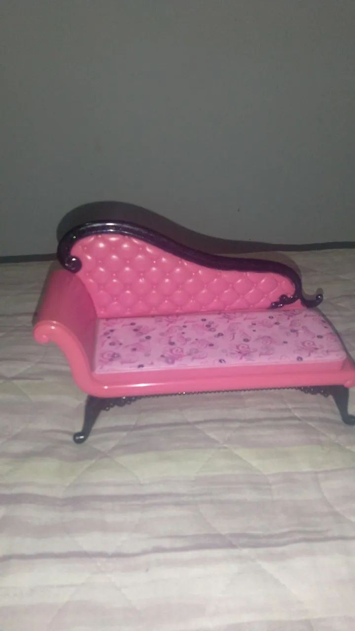 Acessório da boneca barbie sofá 