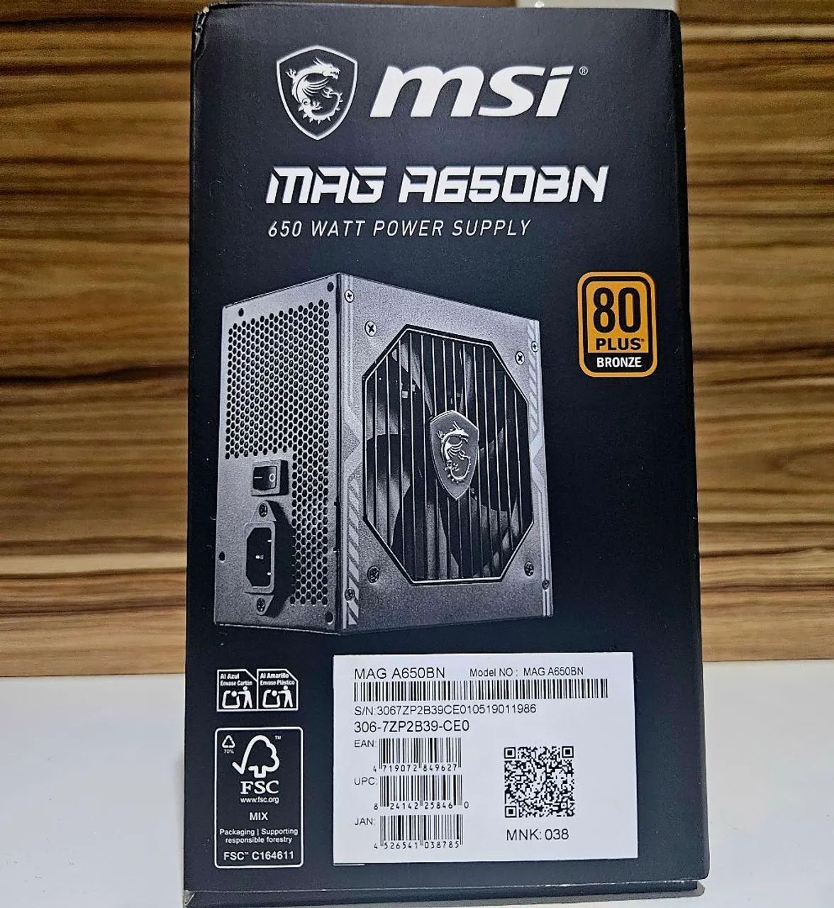 Fonte Msi MAG 650 w - Foto 2