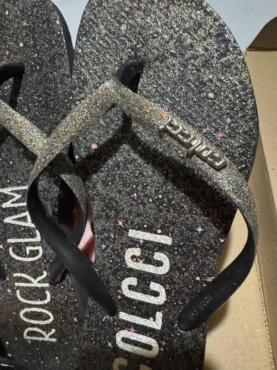 Chinelo Colcci Rock Glam Glitter - Foto 2