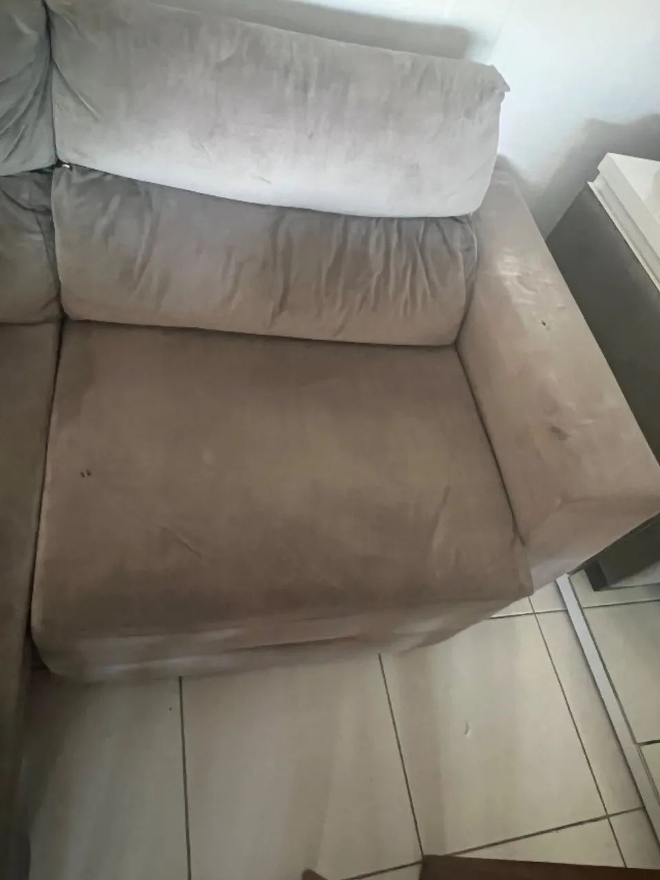 sofá retrátil 3 lugares confortável - Foto 3