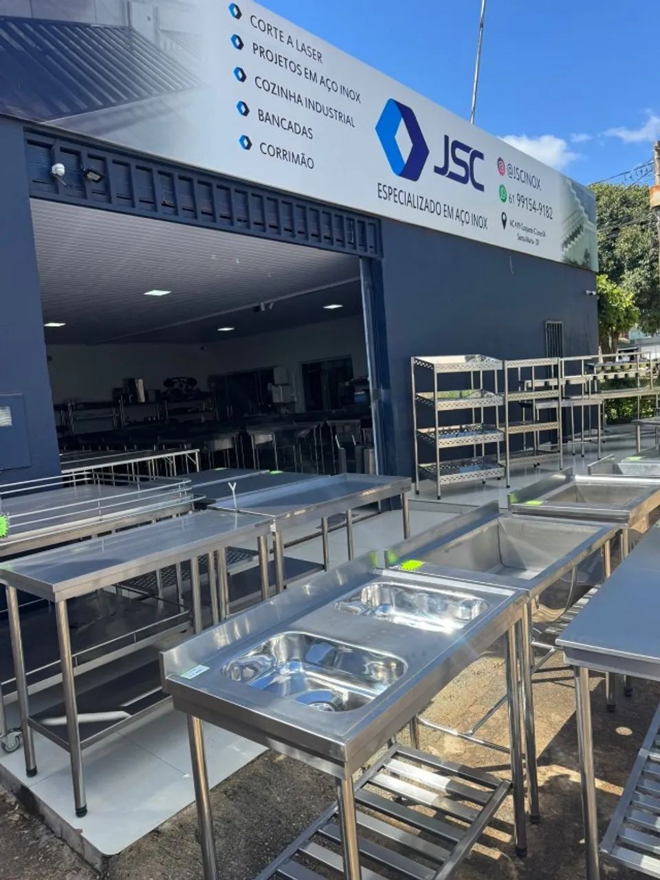 Cozinha industrial em aço inox - Foto 3