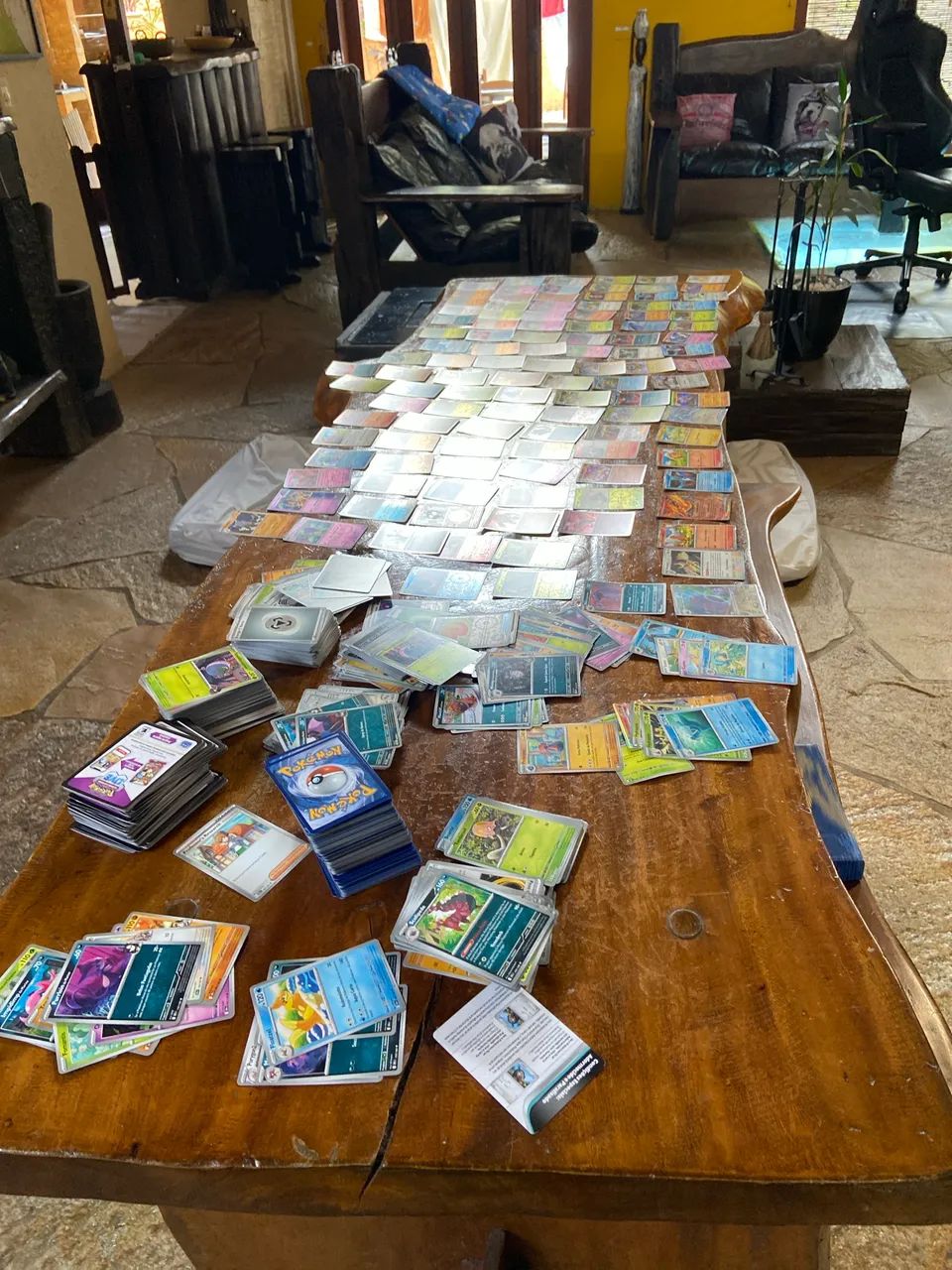 Mega Coleção Cartas Pokémon TCG - 989 Cartas - Foto 5