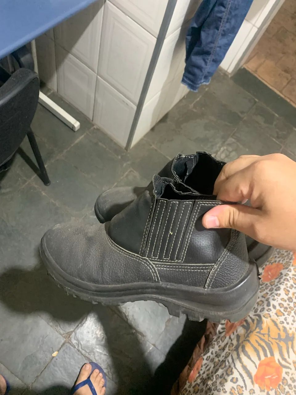 Bota com bico de proteção N45/46