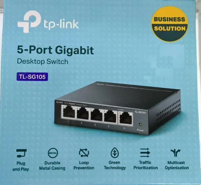 HUB SWITCH TP-LINK 05P TL-SG105 10/100/1000