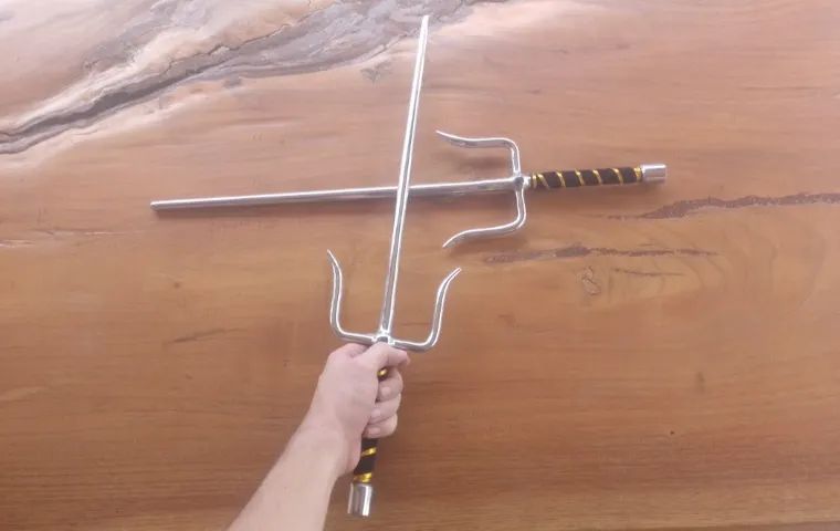 Adaga Sai ninja para artes marciais - Foto 3