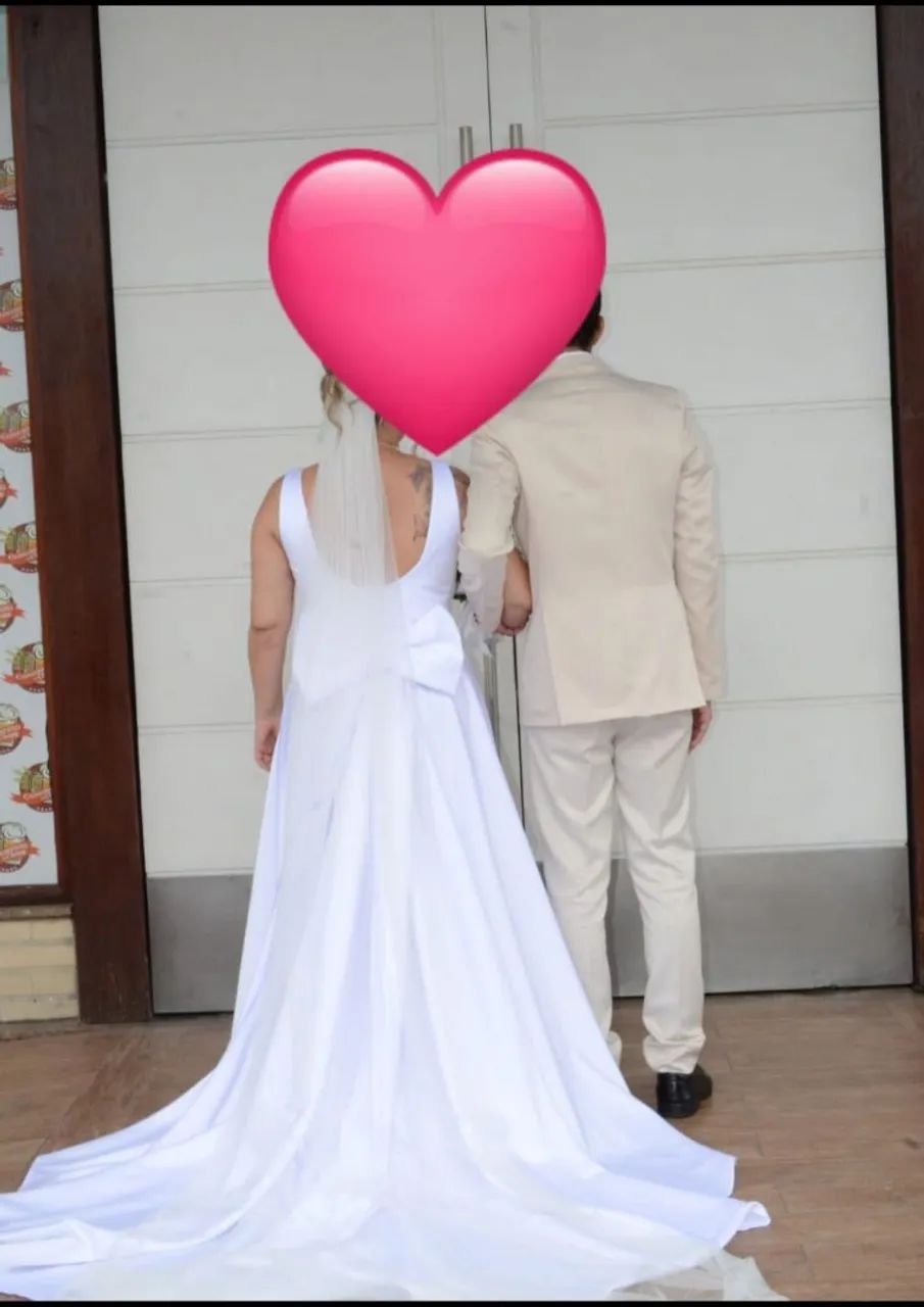 Vestido de noiva minimalista  - Foto 3