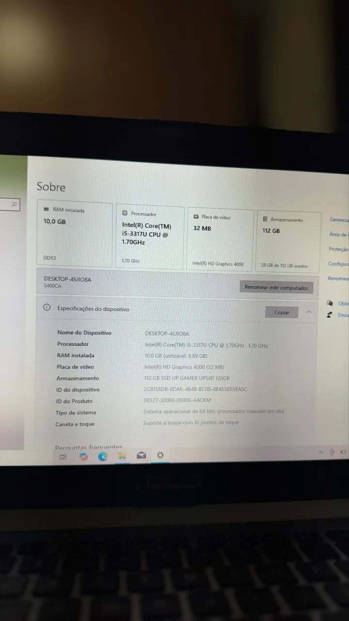 Notebook ASUS tela touch screen - Foto 5