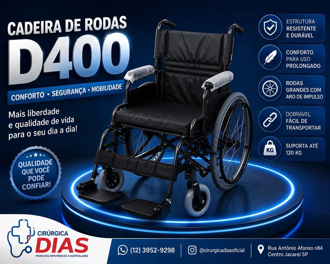 Cadeira de rodas   D400 