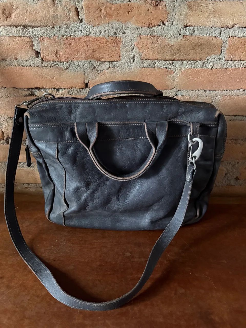 Bolsa em Couro Natural  - Foto 4