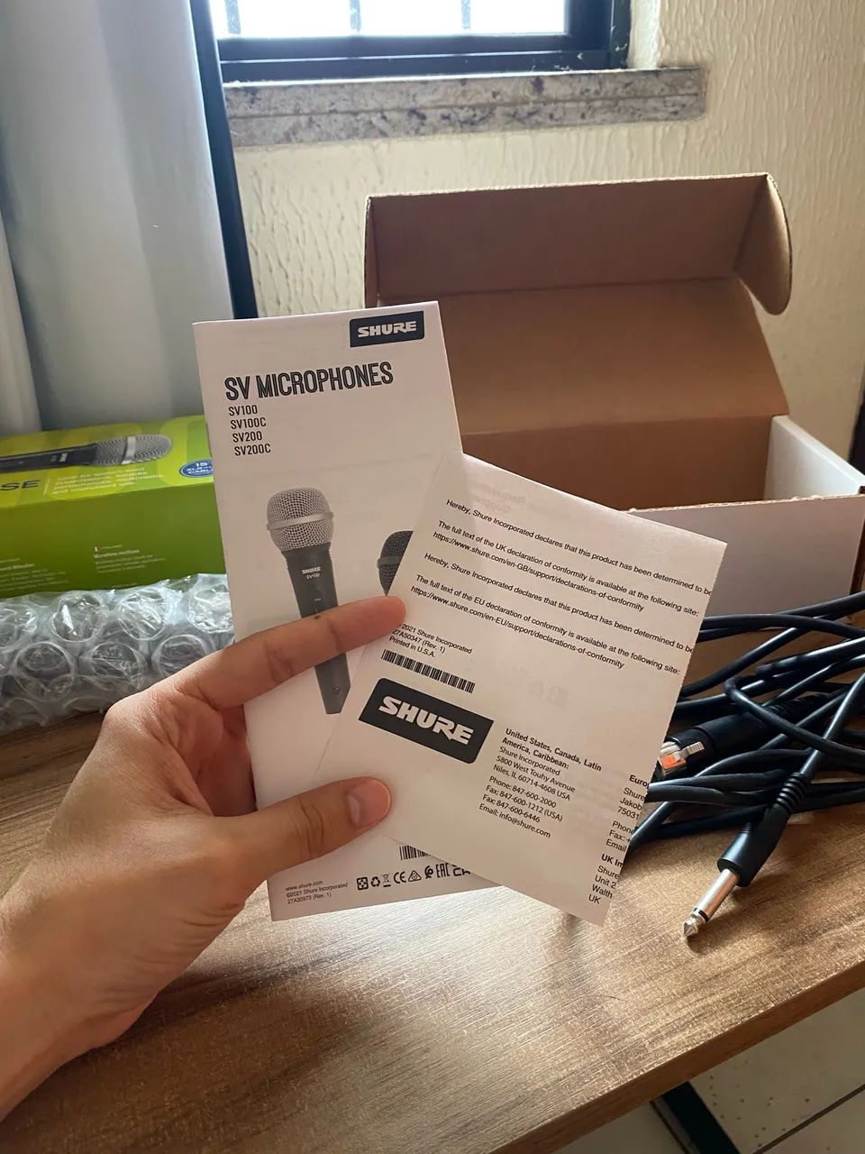 MICROFONE SHURE SV100  - Foto 3