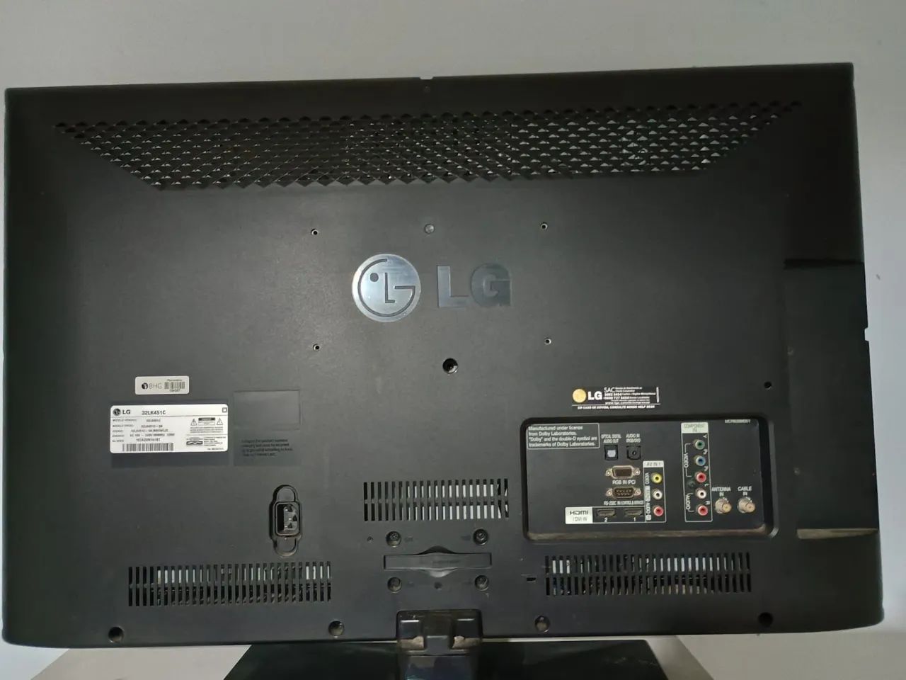 TV LCD 32" com defeito 