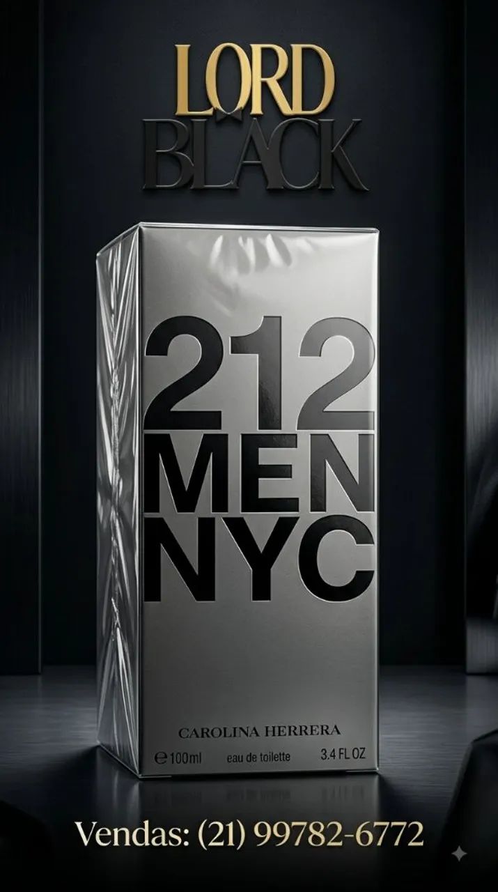 Perfume 212 NYC MEN 200ml - Beleza e Cuidados Pessoais - Maria da