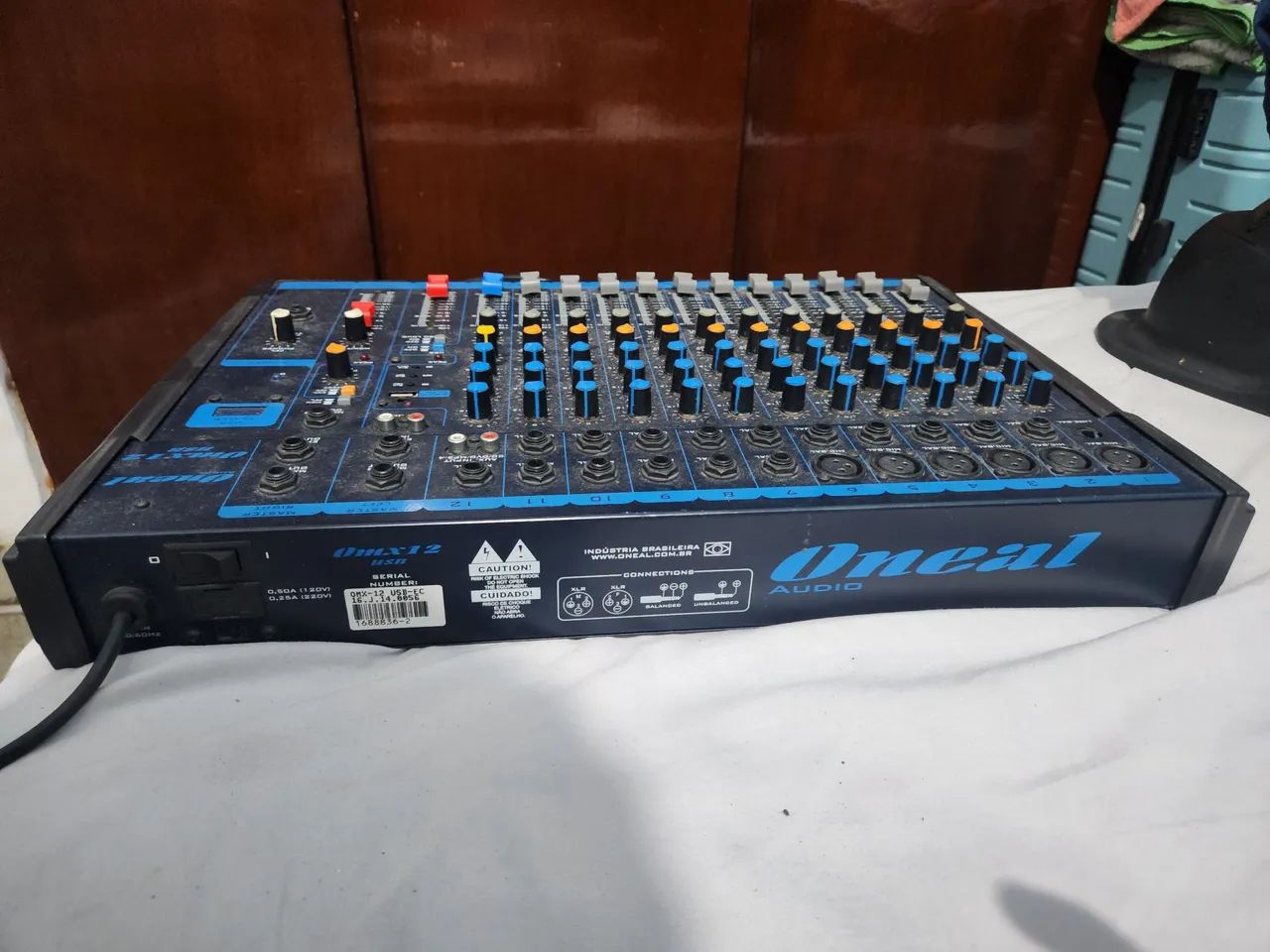 Mesa de som 12 canais Oneal Omx12 usb(troco em monitor gamer ou hardwares) - Foto 6