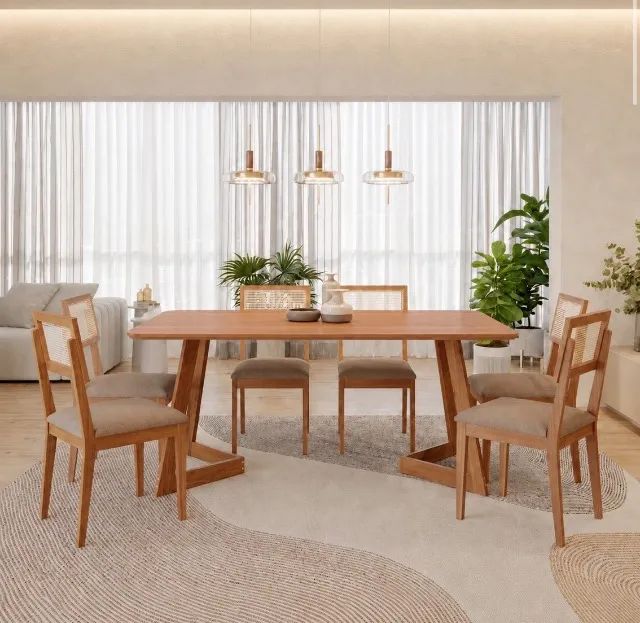 Conjunto de Jantar Almeria 6 Lugares