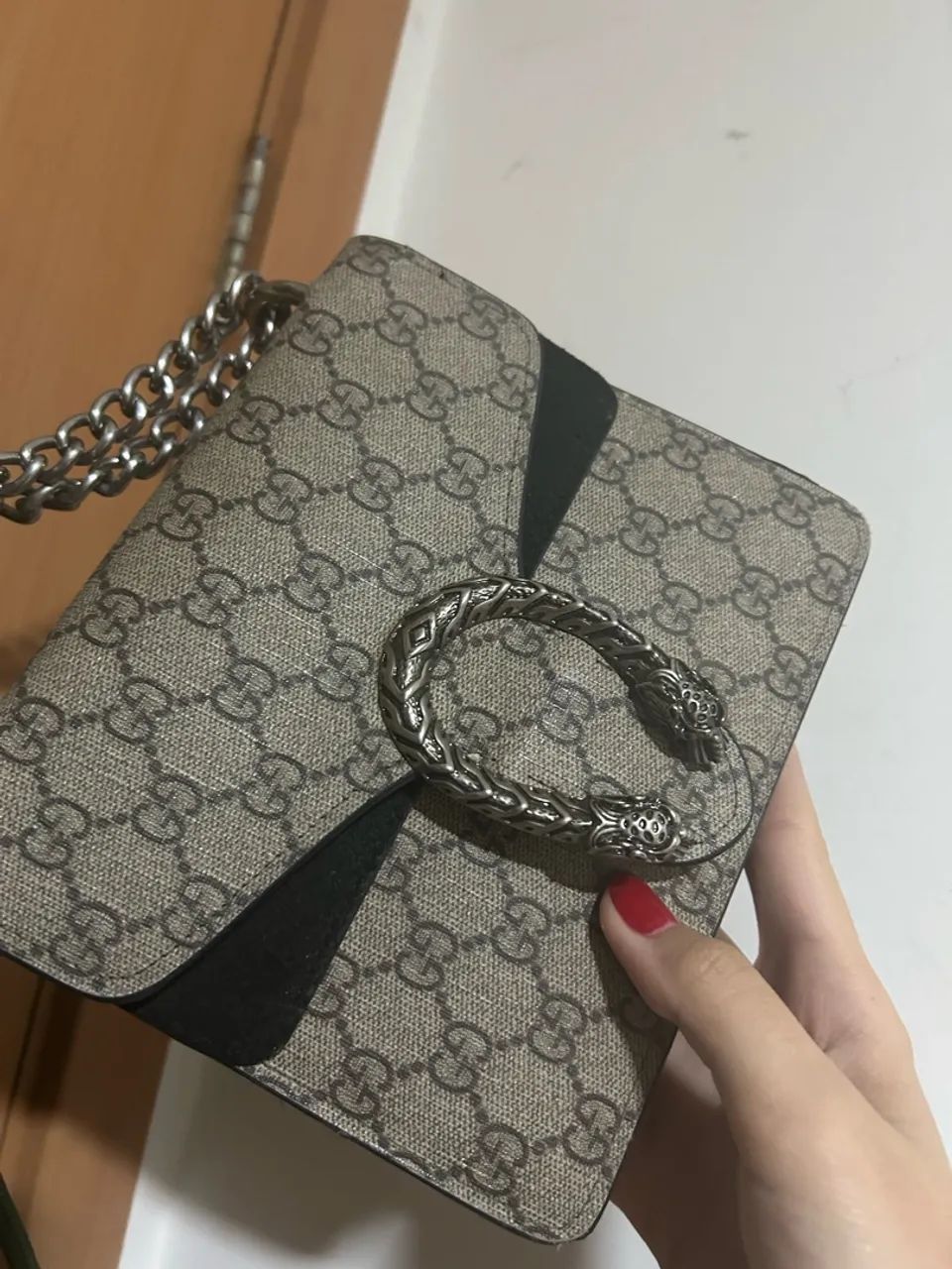 Bolsa Gucci original com QR code