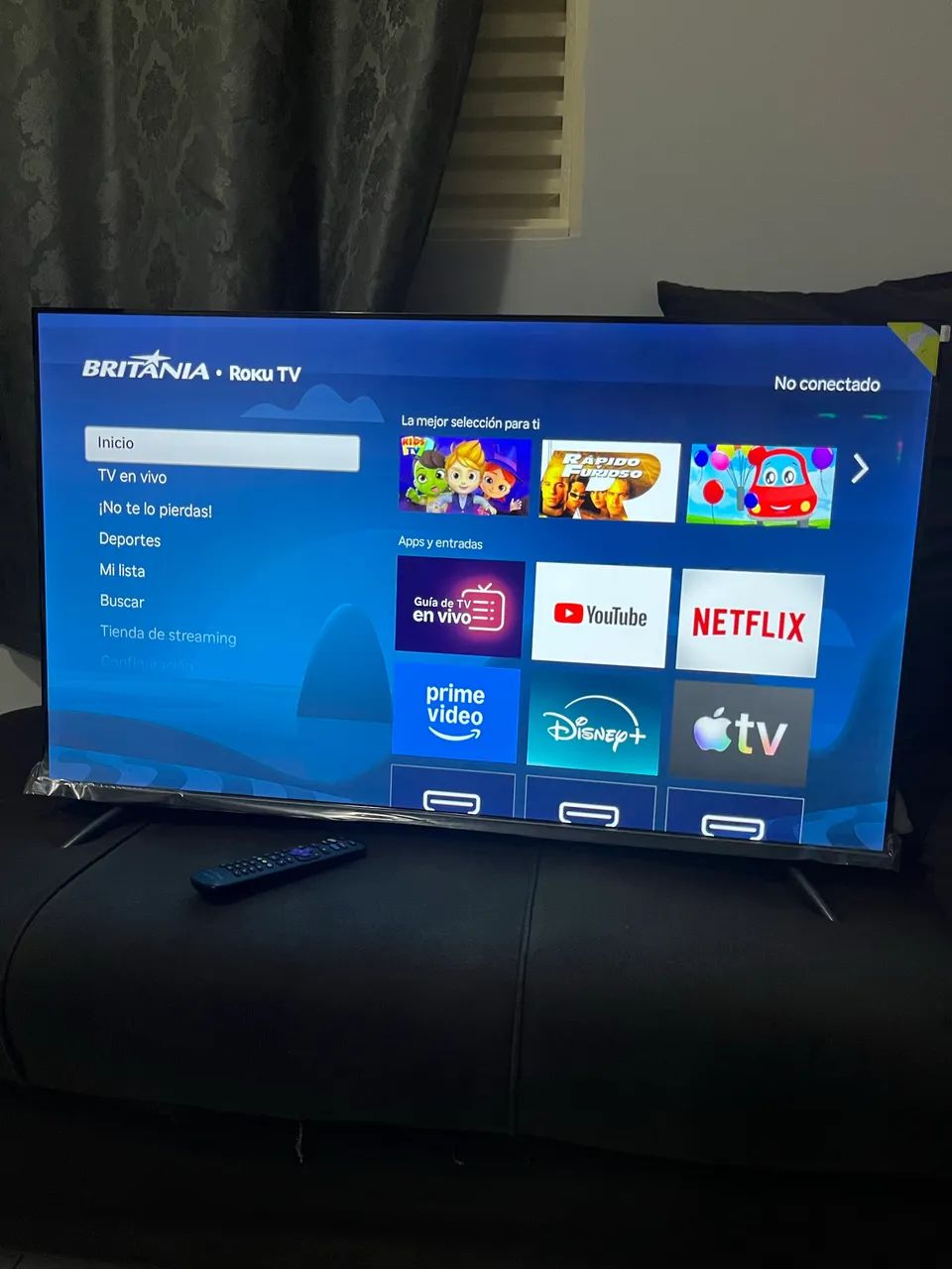 Tv Britânia 43 polegadas Nova com plástico  - Foto 4